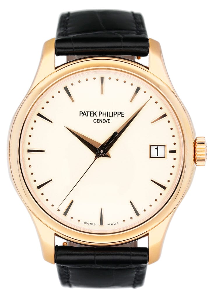 Patek Philippe Calatrava 5227J Ivory Dial 18K Yellow Gold Mens