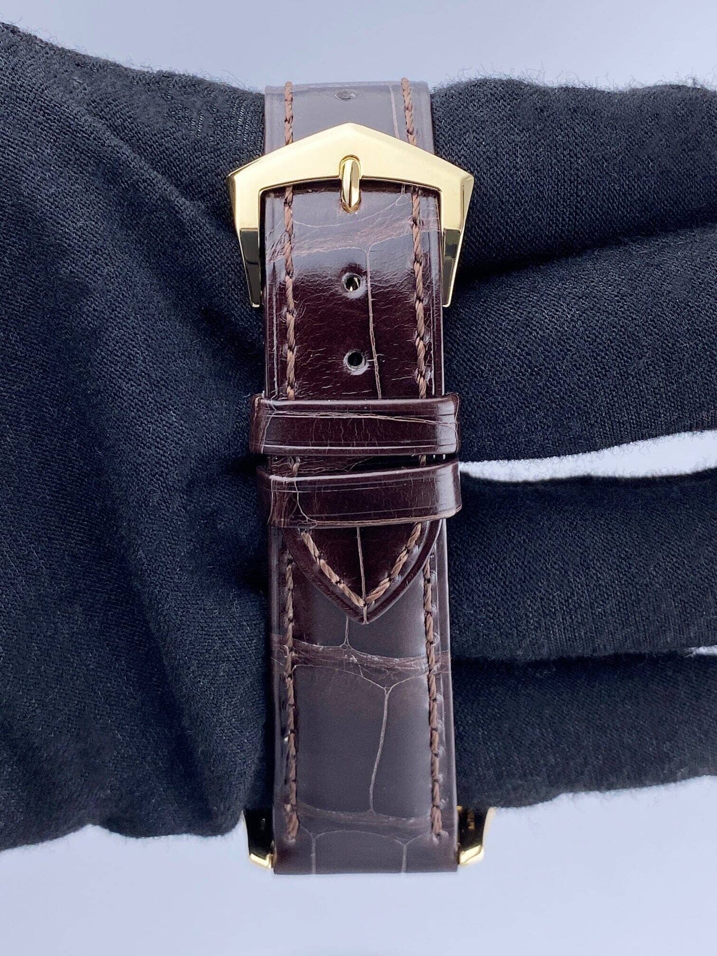 Patek Philippe Calatrava 5227J Ivory Dial 18K Yellow Gold Mens Watch Box Papers - Watches
