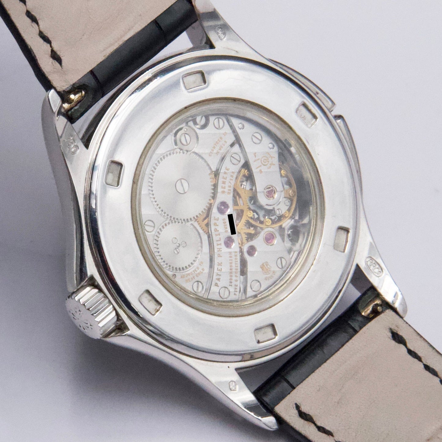 Patek Philippe Calatrava Travel Time 5134G 18K White Gold Mens Watch - Watches