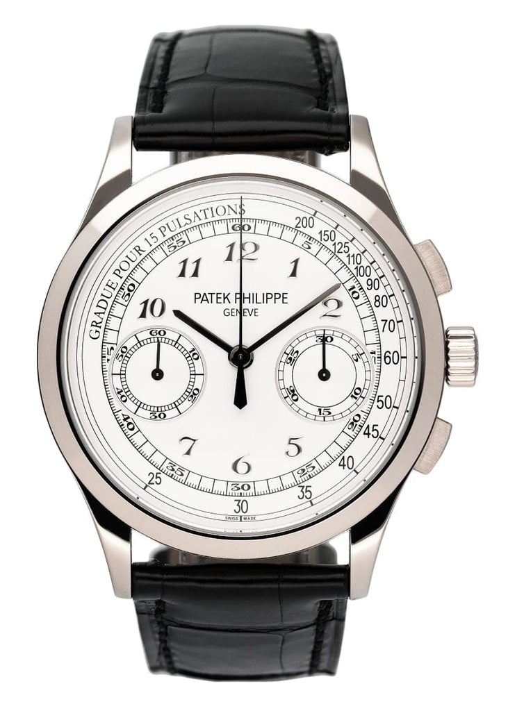 Patek Philippe Chronograph 5170G Silver Dial Mens Watch Box