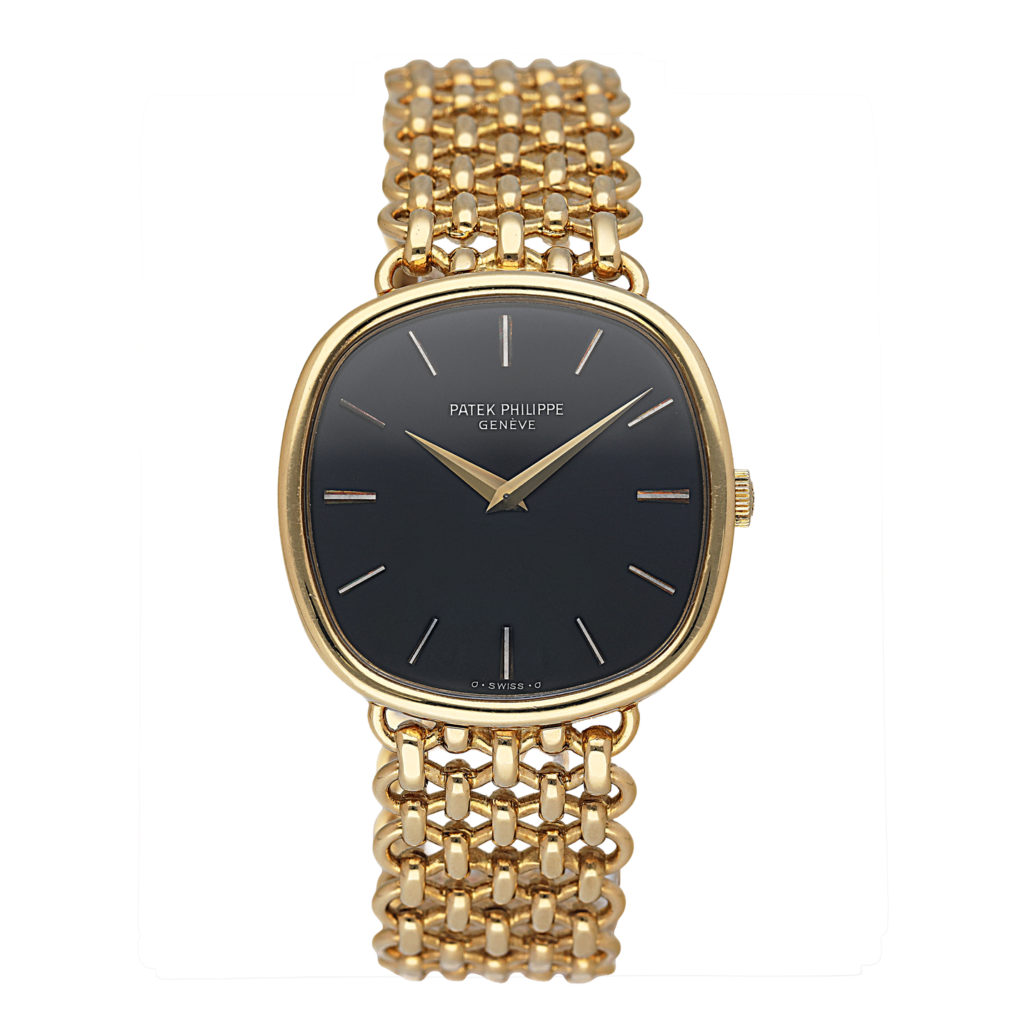 Patek Philippe Ellipse 3844/2J Blue Dial 18K Yellow Gold Ladies Watch - Watches