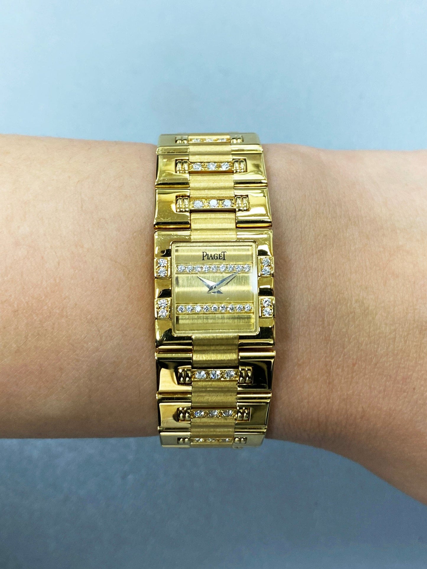Piaget Dancer 15327K818 Diamond Yellow Gold Ladies Watch - Virtual