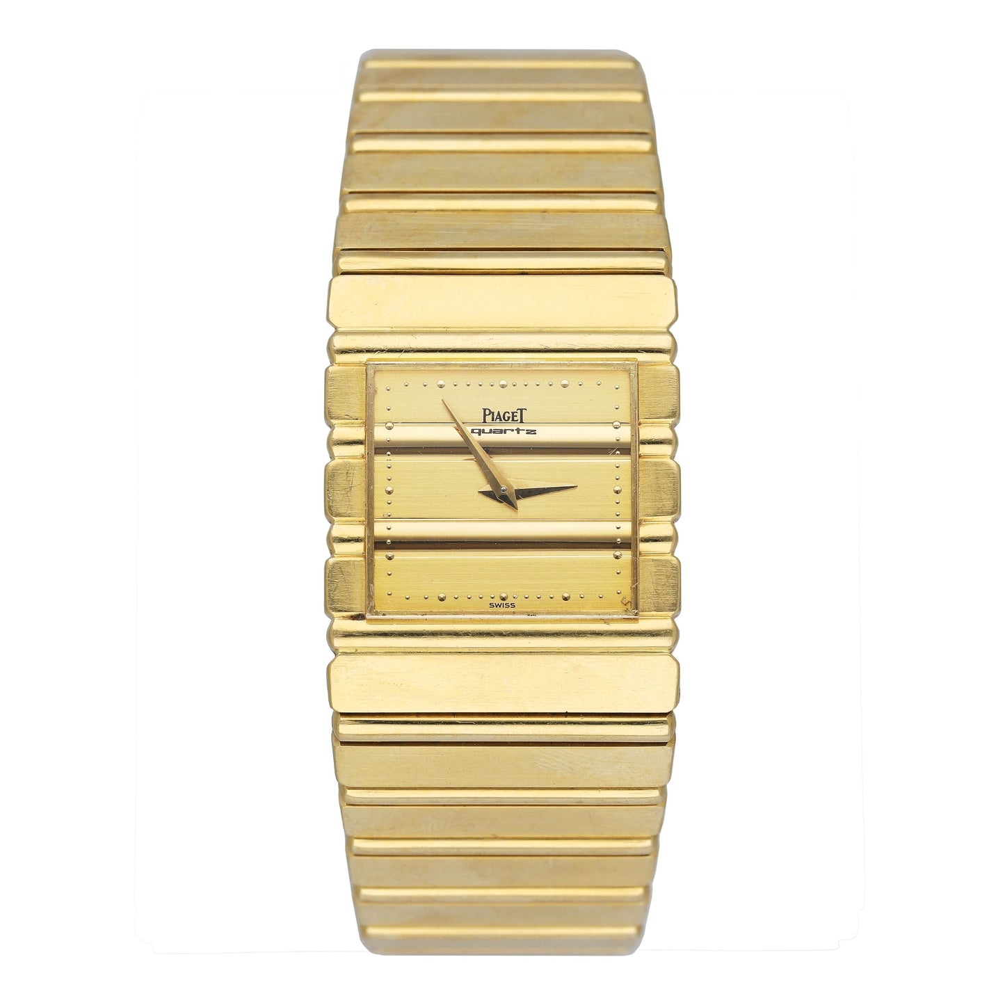 Piaget Polo Square 7131 C701 18K Yellow Gold Mens Watch