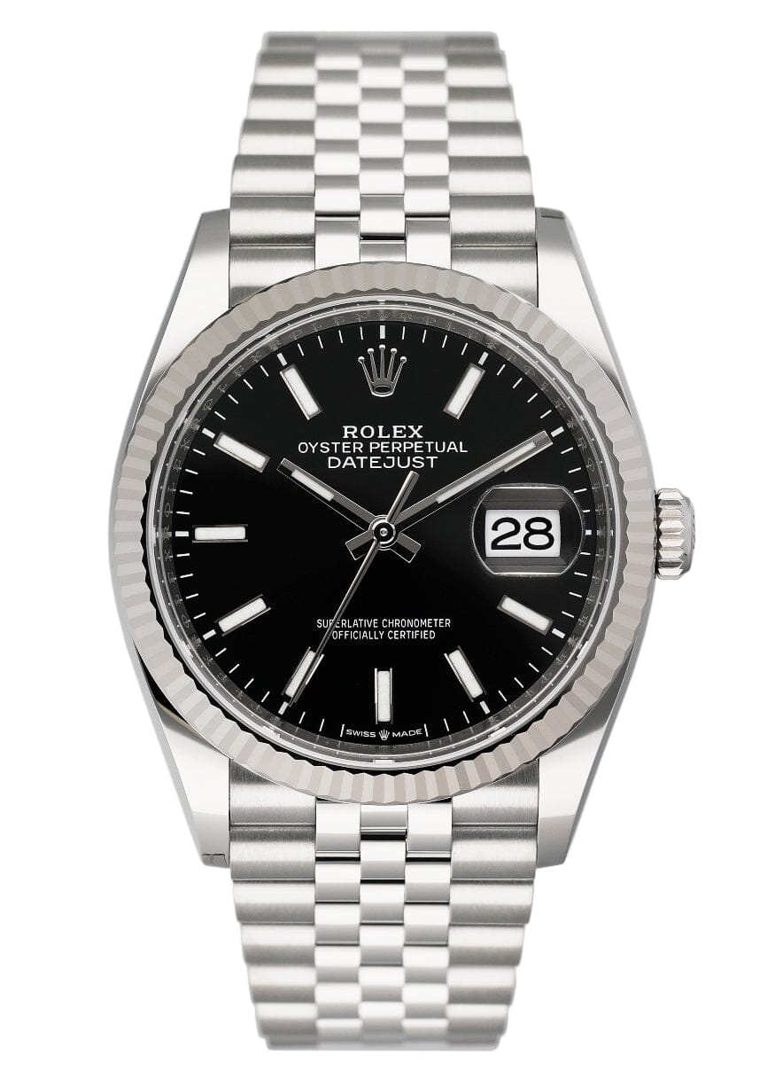 Rolex Datejust 126234 Black Dial Mens Watch Box Papers – Phigora
