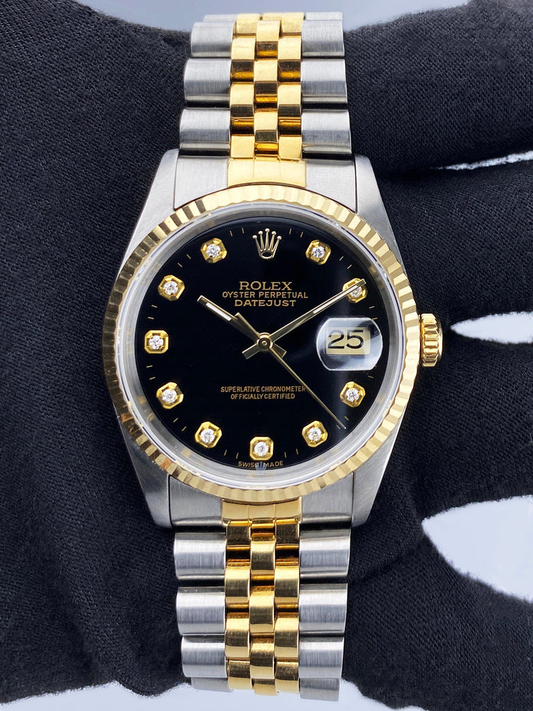 Rolex Datejust 36mm 16233 Two Tone Rolex 36mm Herren Datejust