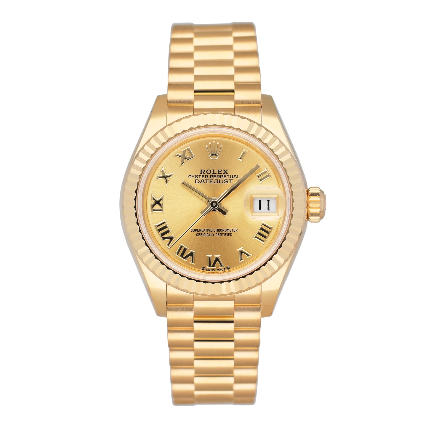 Rolex Datejust 279178 Yellow Gold Ladies Watch Box Papers