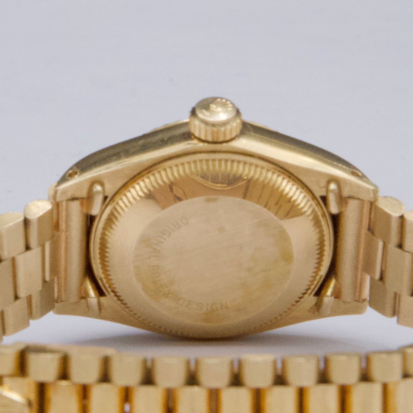 Rolex Datejust 6917 Diamond Blue Vignette Dial 18K Yellow Gold Ladies Watch - Watches