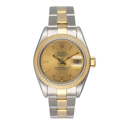 Rolex Datejust 69173 Champagne Dial Ladies Watch - Watches