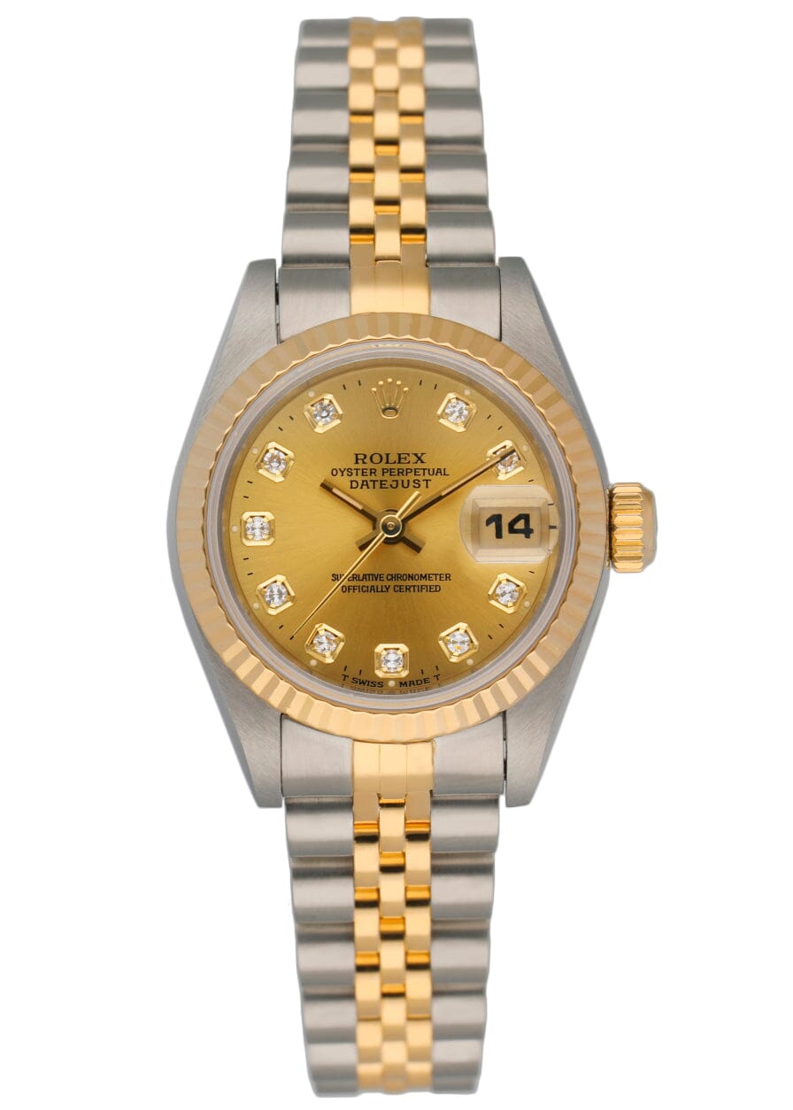 Rolex Datejust 69173 Diamond Dial Ladies Watch – Phigora