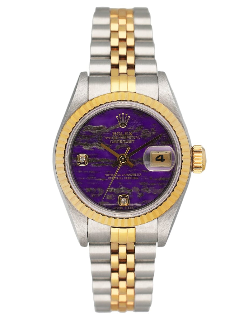 〇純正 ROLEX 2駒 69173 DATEJUST YG×SS FZ8609