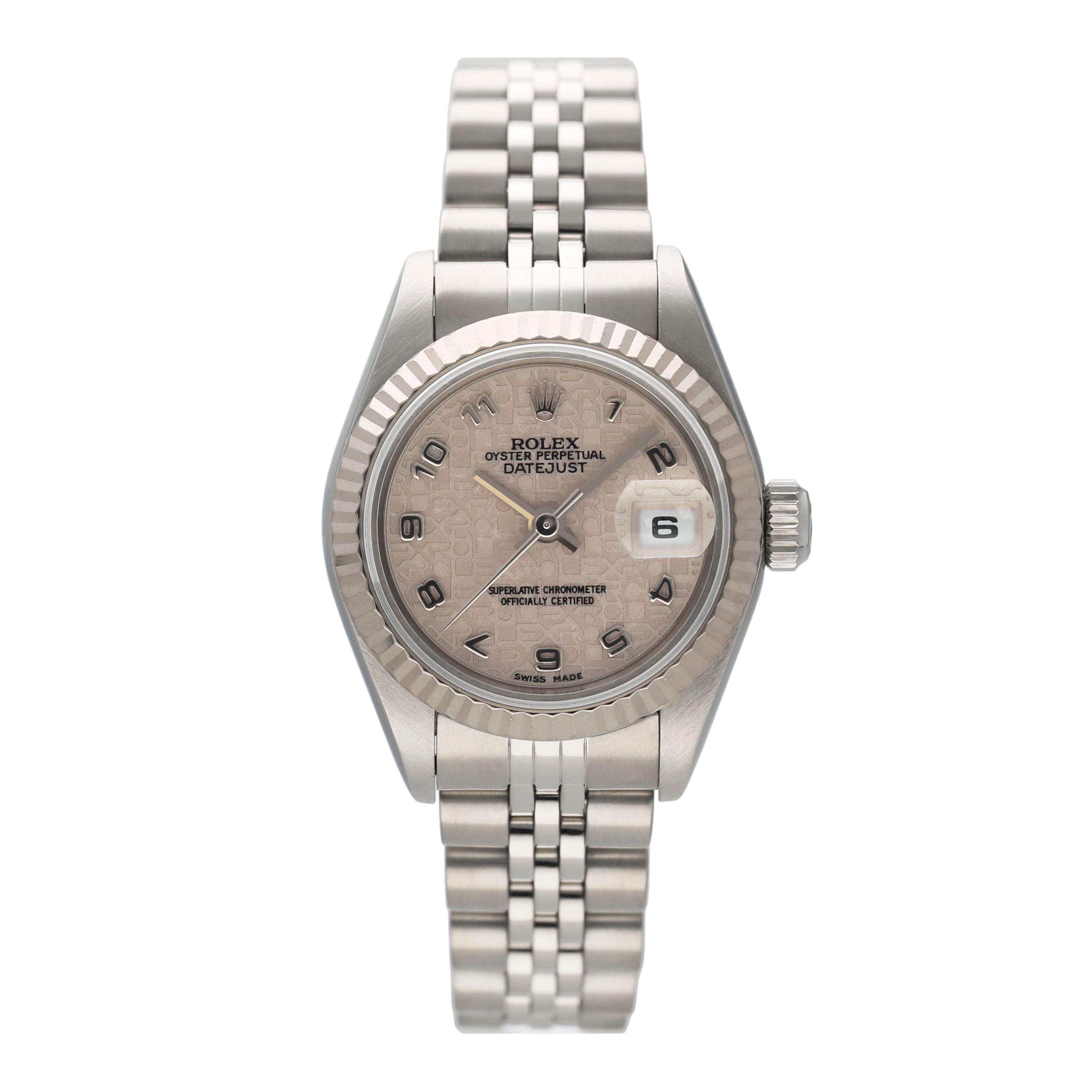 Rolex Datejust 69174 Anniversary Dial Ladies Watch Box