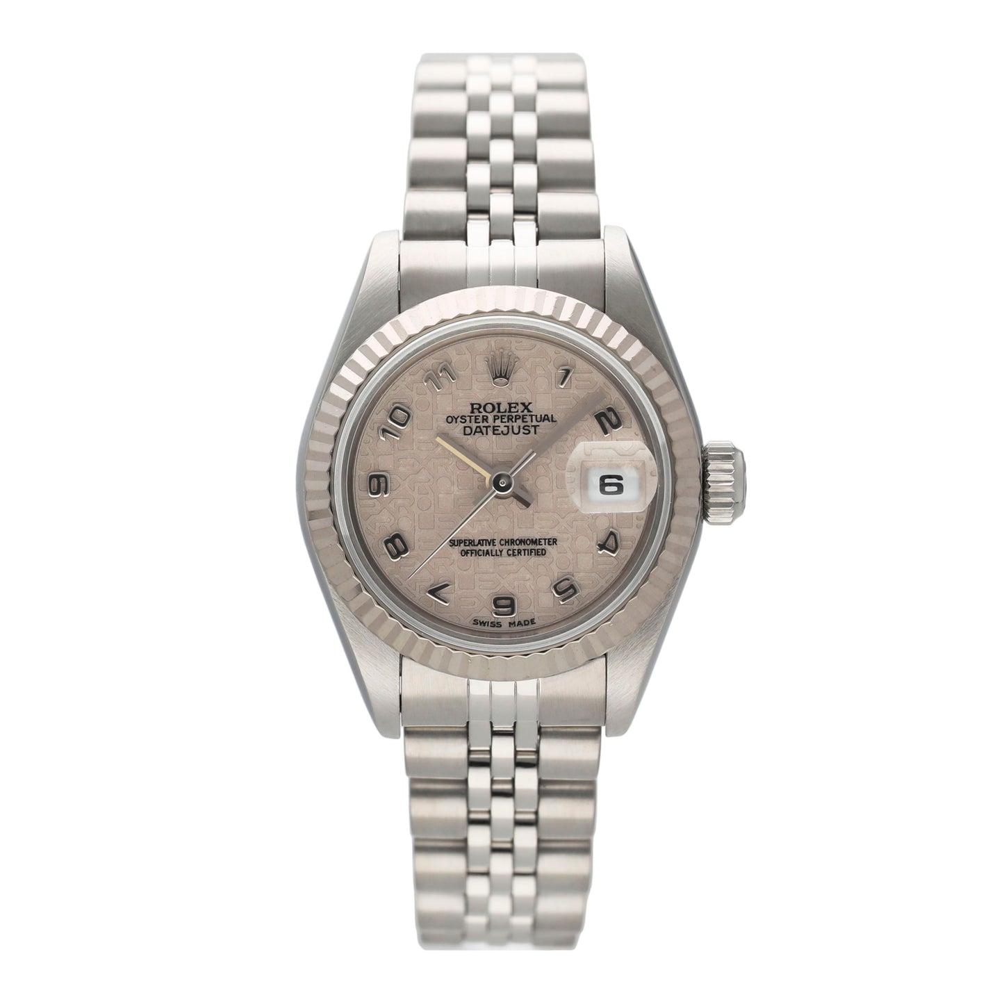 Rolex Datejust 69174 Anniversary Dial Ladies Watch Box Papers