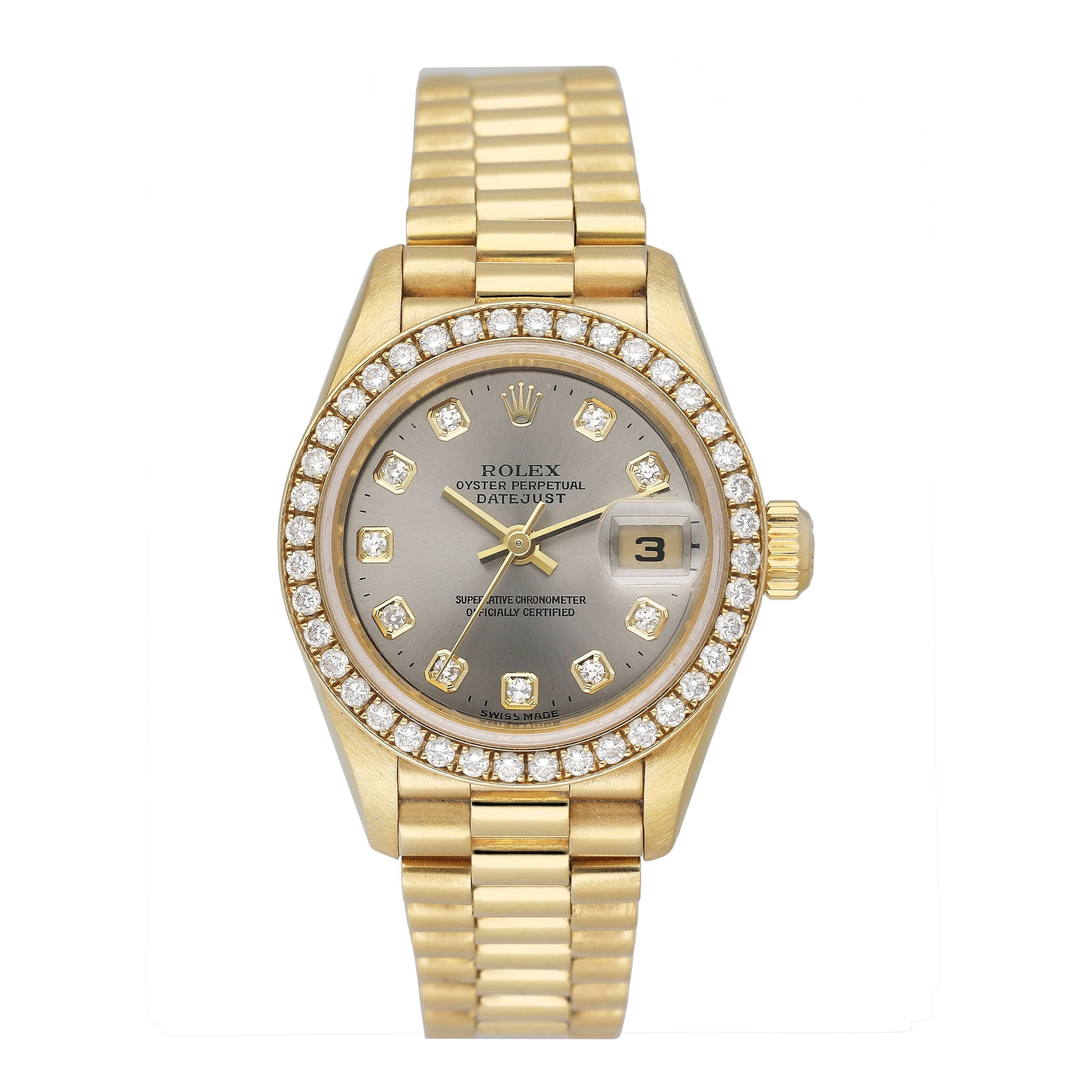 ™ レコード Rolex Datejust 79138 Diamond Silver Dial Ladies Watch | – Phigora