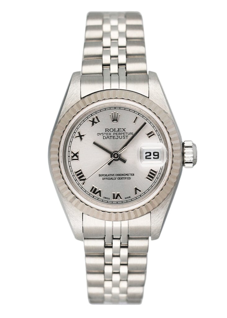 ROLEX ロレックス　シルバーメタルキーホルダー Rolex Datejust 79174 Roman Silver Dial Ladies Watch | – Phigora