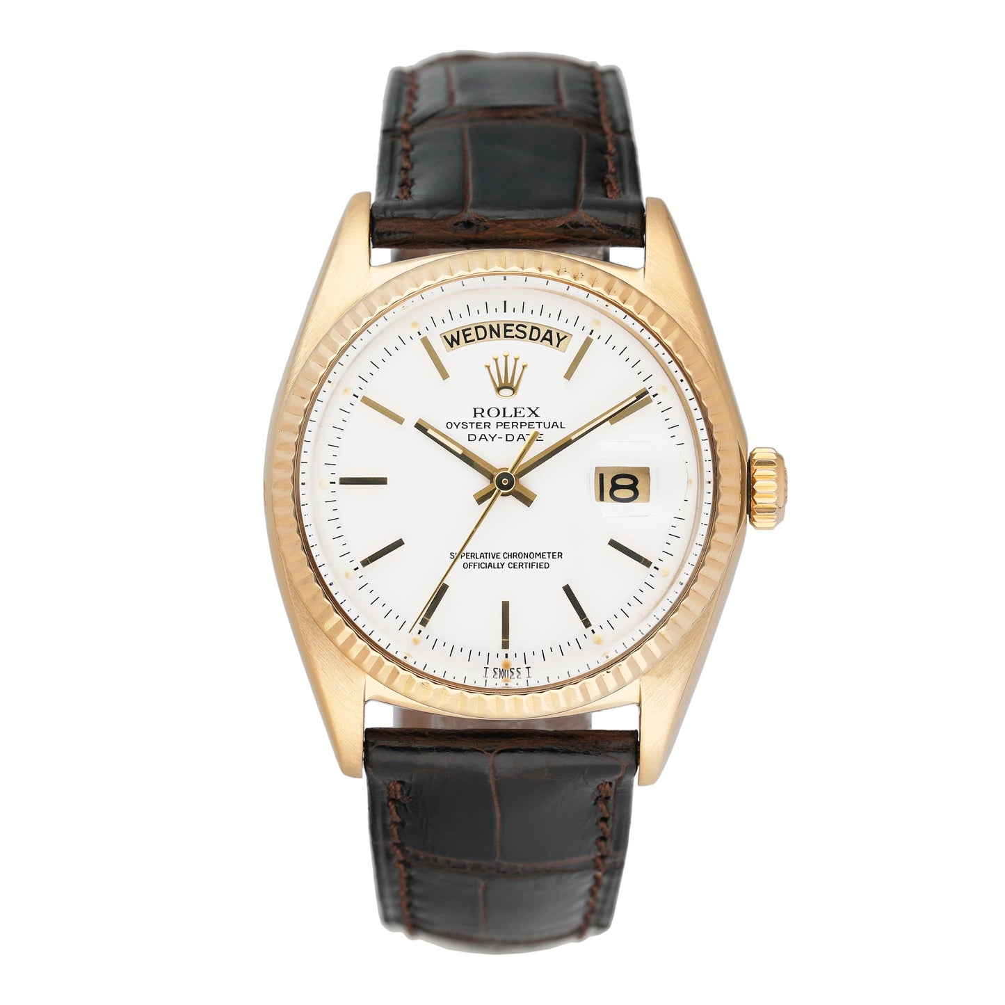 Rolex Day Date 1803 White Dial Mens Watch