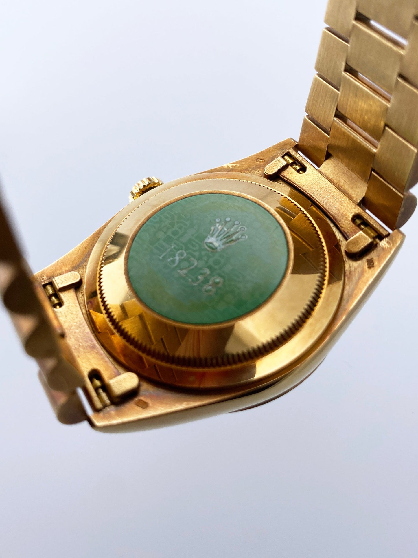 Rolex Day Date 18238 18K Yellow Gold Mens Watch Papers - Watches