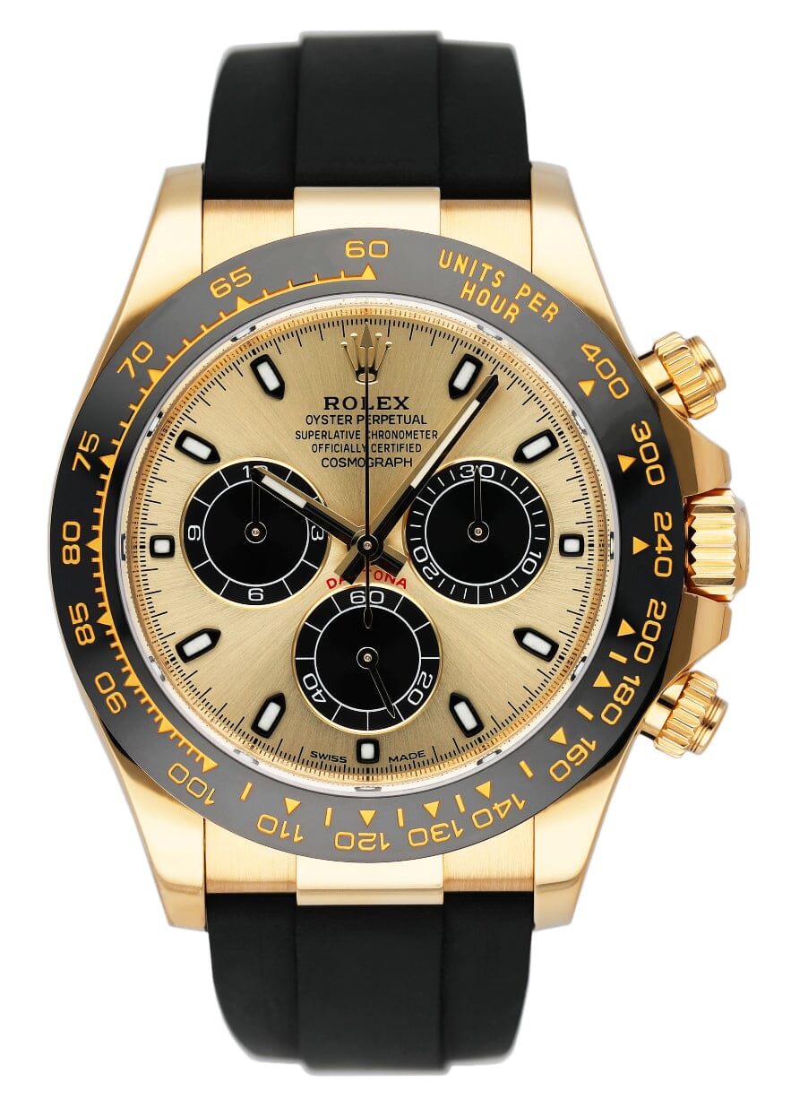 Rolex Daytona 116518LN 18K Yellow Gold Mens Watch Box Papers – Phigora