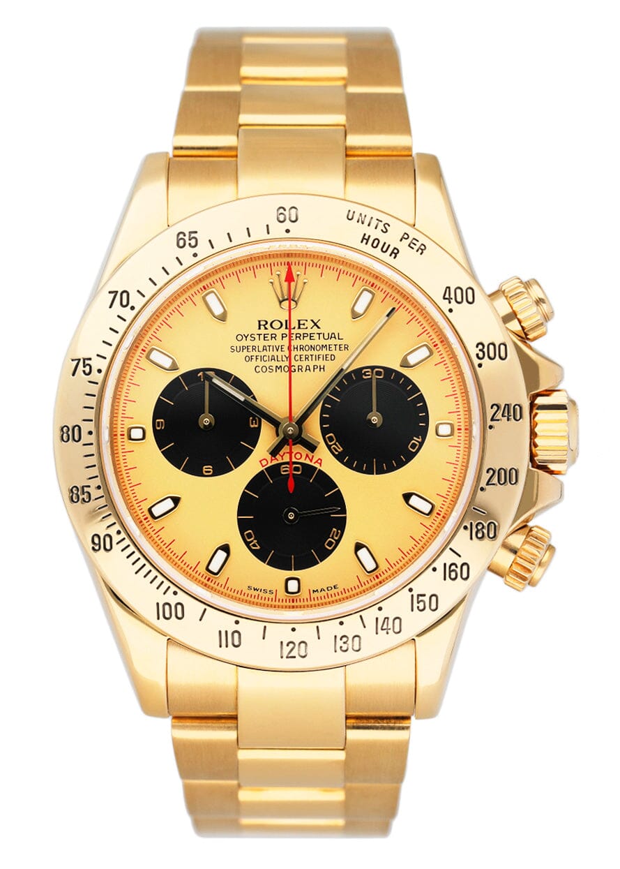 Rolex Daytona 116528 Champagne Dial Mens Watch Box Papers – Phigora
