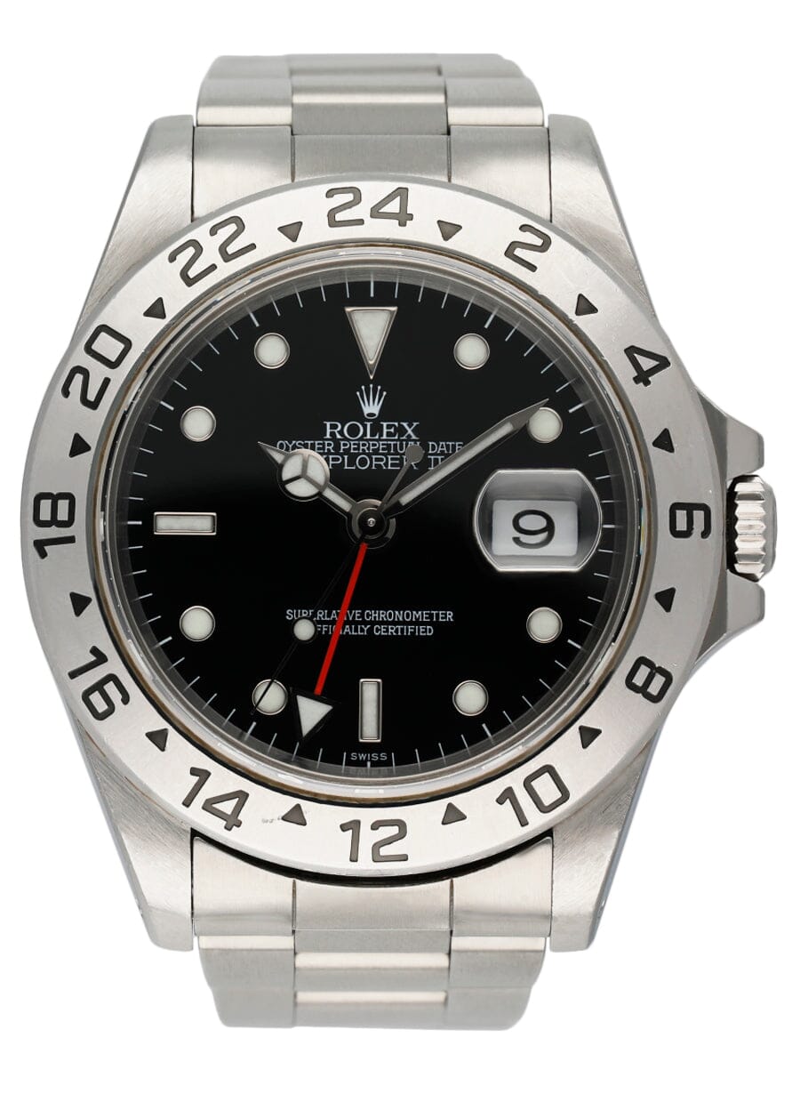 Rolex Explorer II 16570 Black Dial Mens Watch