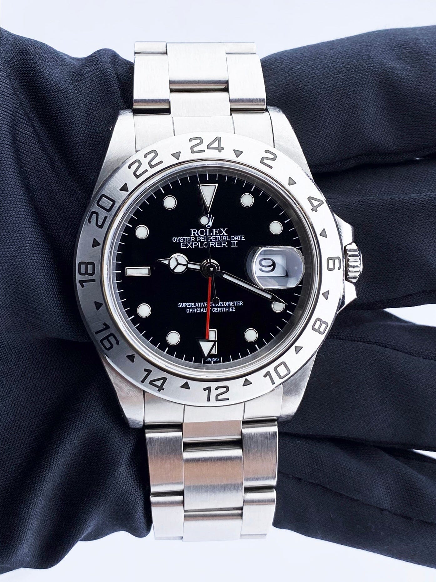 Rolex Explorer II 16570 Black Dial Mens Watch