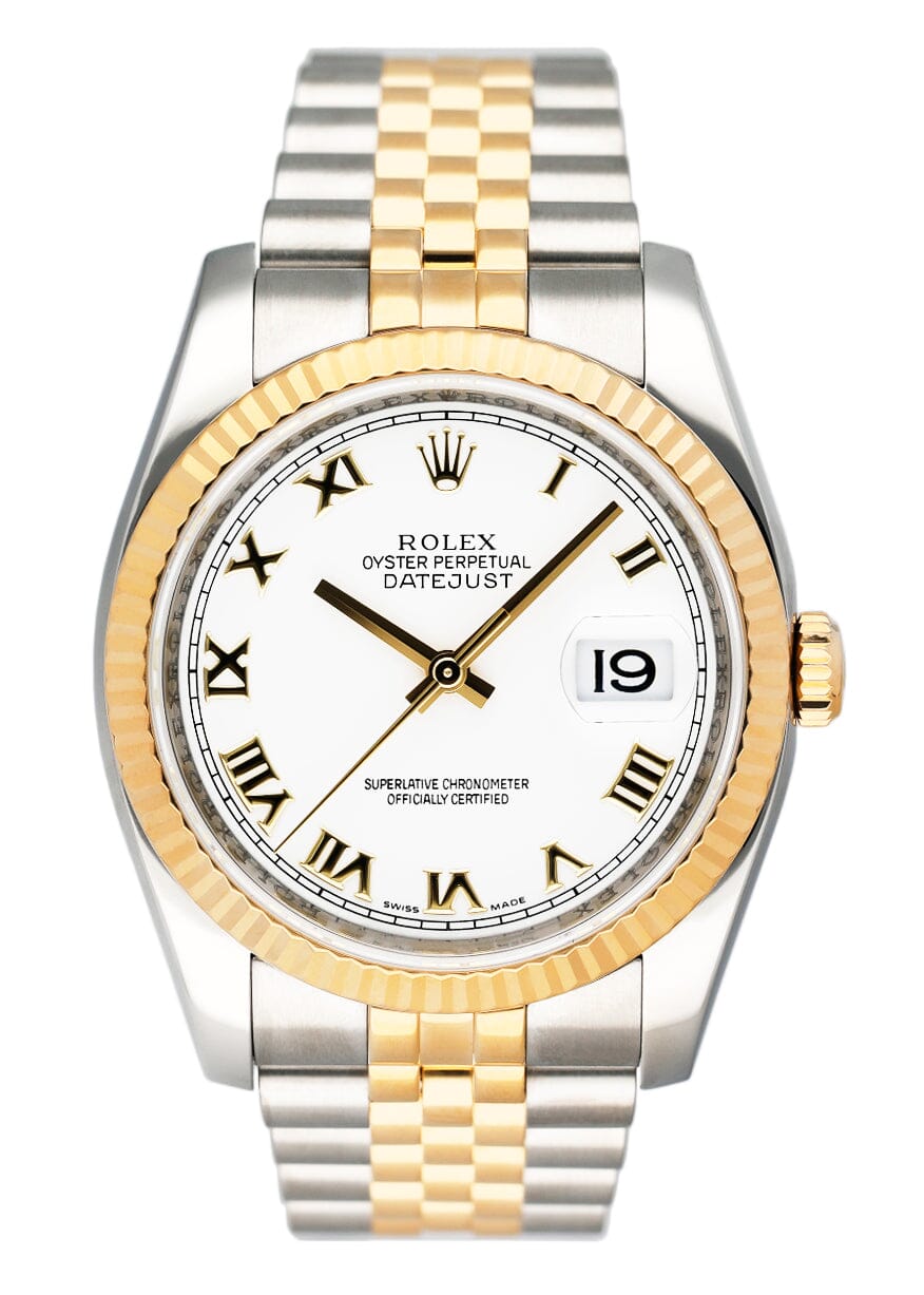 Rolex Oyster Perpetual Datejust 116233 White Dial Mens Watch – Phigora