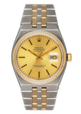 Rolex Oysterquartz Datejust 17013 Two Tone Mens Watch
