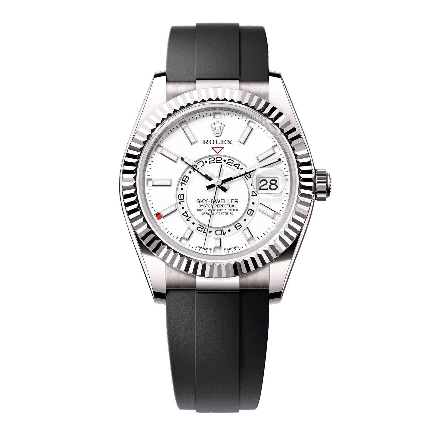 Rolex Sky-Dweller 336239 White Dial Mens Watch Box Papers