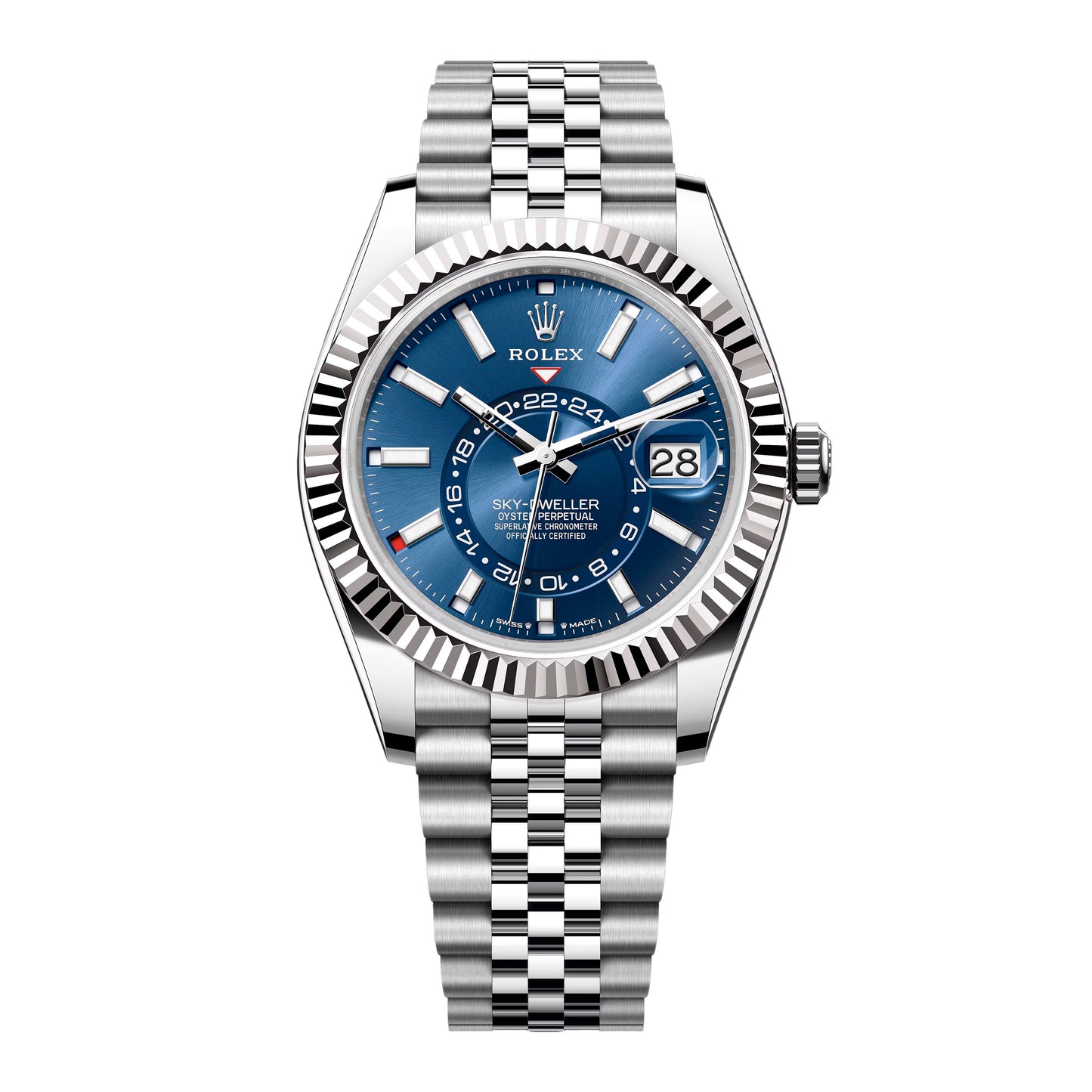 Rolex Sky-Dweller 336934 Blue Dial Mens Watch Box Papers