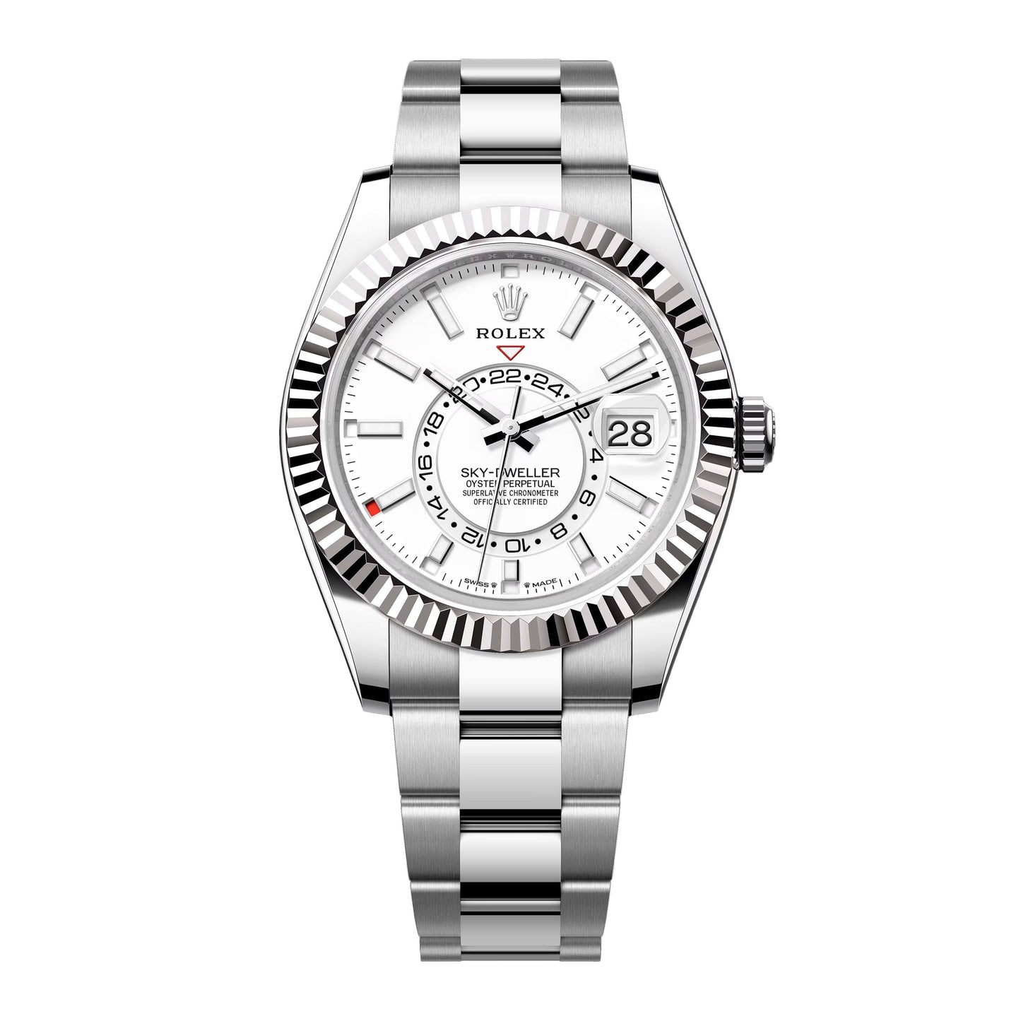 Rolex Sky-Dweller 336934 White Dial Mens Watch Box Papers - Watches