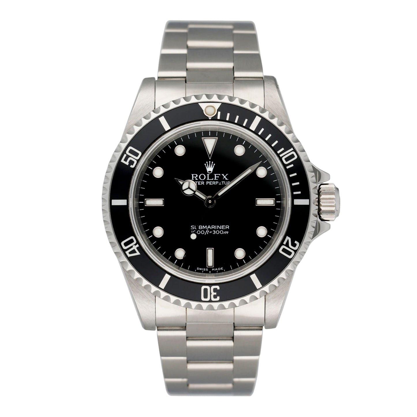 Rolex Submariner 14060M No Date Black Dial Mens Watch