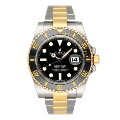 Rolex Submariner Date 116613LN Black Dial Mens Watch Box Papers - Watches