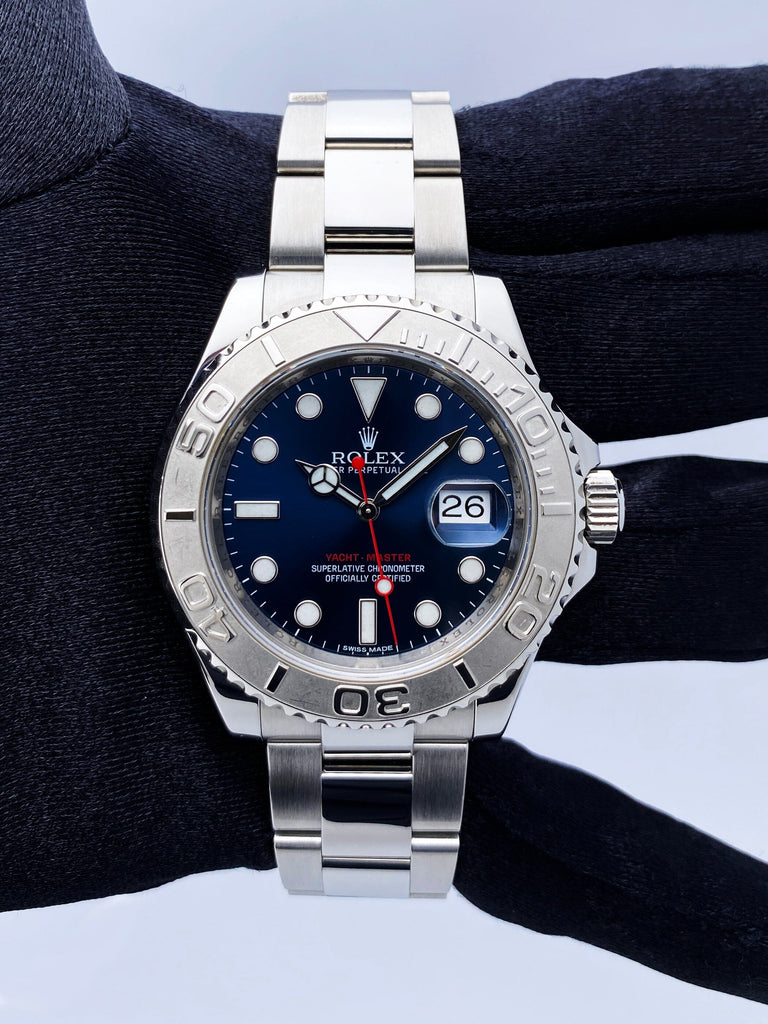 ブランドバッグ通販サイト Rolex Yacht-Master Papers Box Watch Mens Dial Blue 116622 洋楽