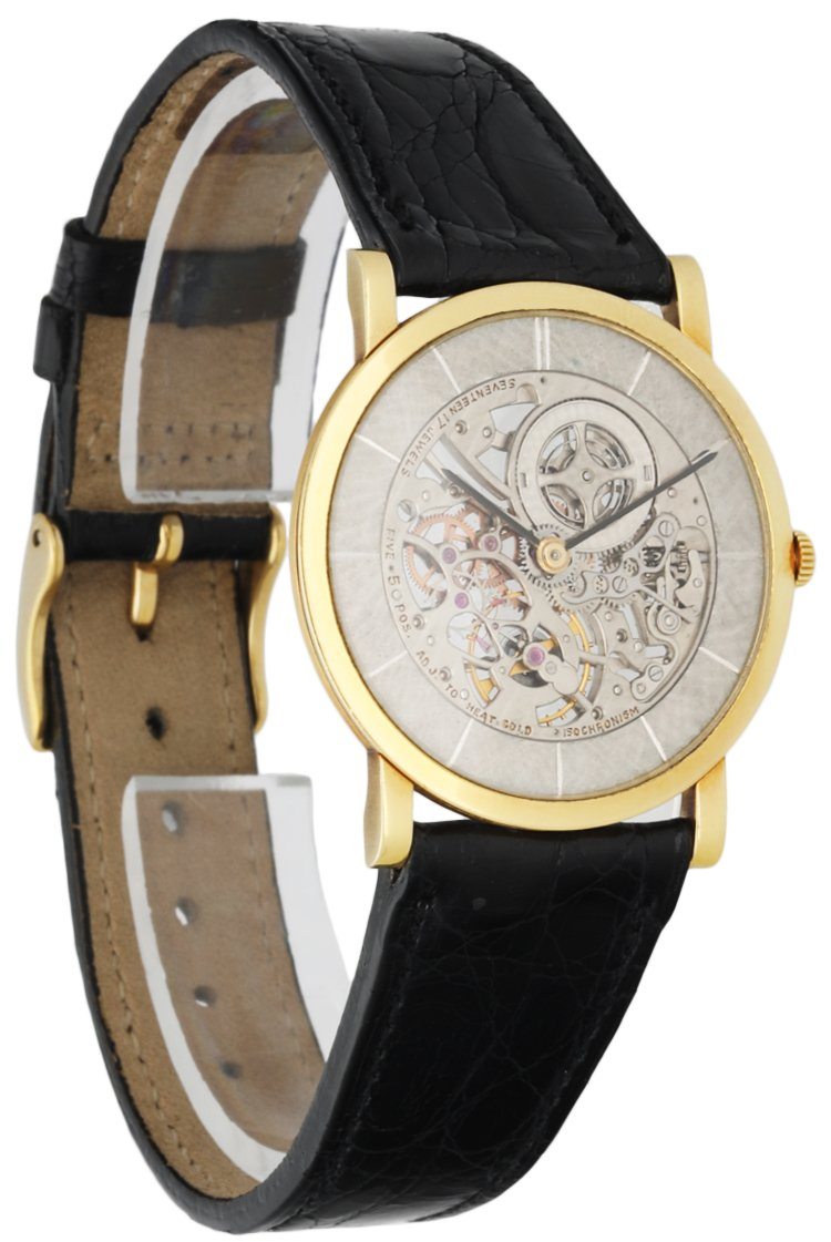 Audemars Piguet 5214 18K Yellow Gold Skeleton Dial Men's Watch