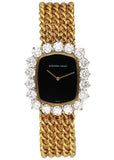 Audemars Piguet Black Dial Diamond Bezel Ladies Watch