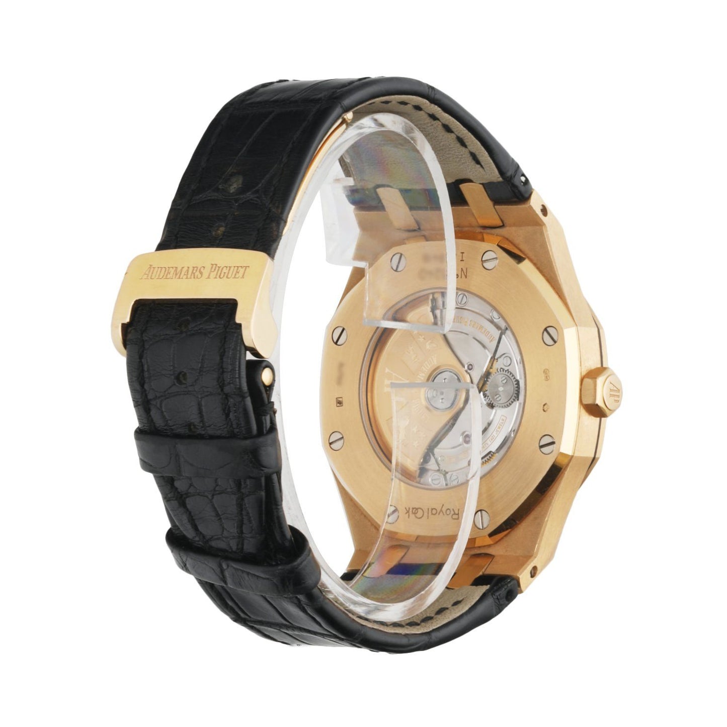 Audemars Piguet Royal Oak 15400OR 18k Pink Gold Mens Watch Box & Papers - Wristwatch