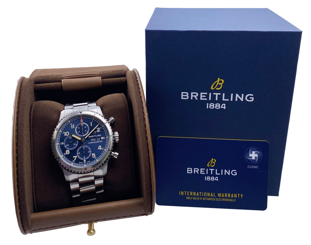 BREITLING ブライトリング A13316 アビエーター8クロノ ブルー