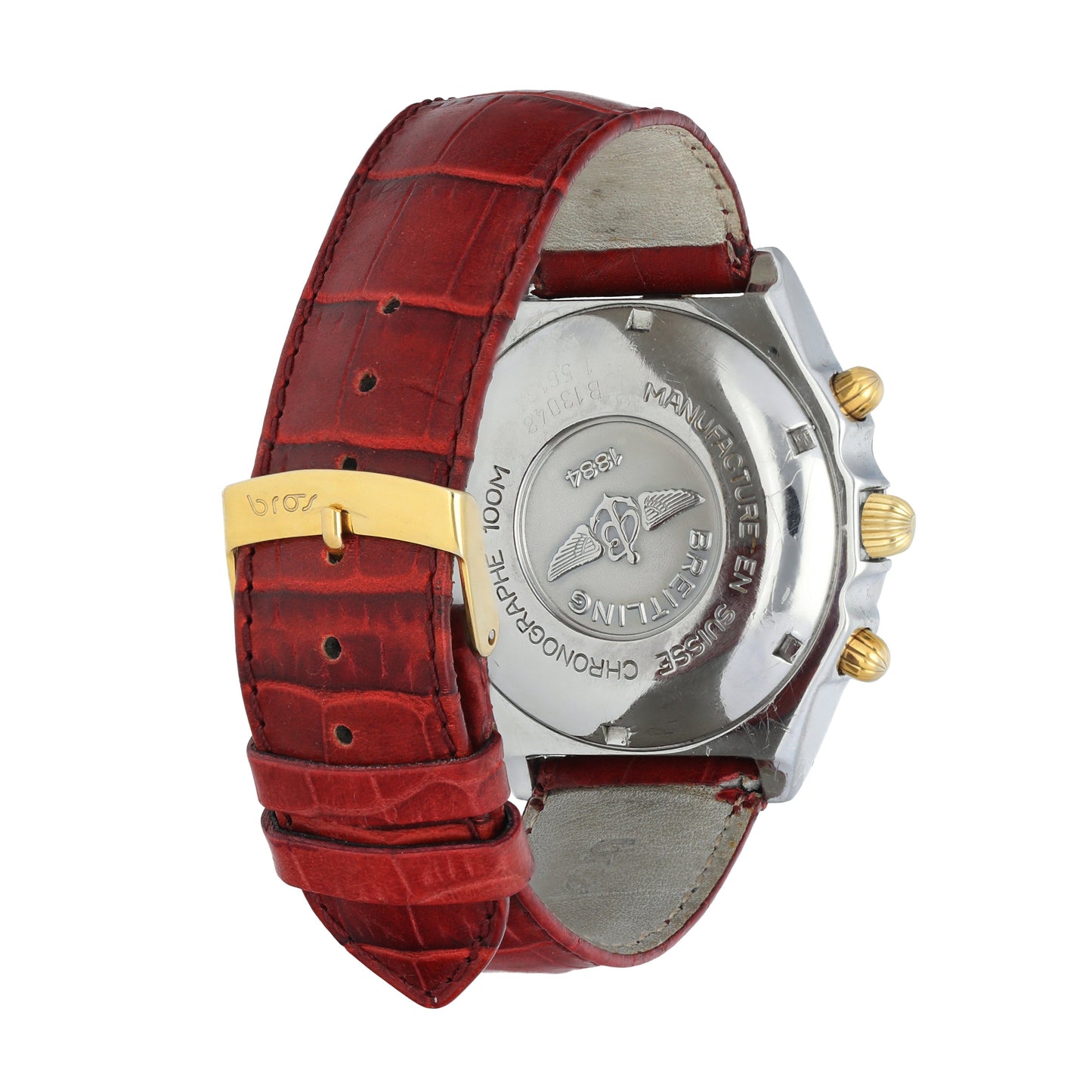 Breitling Chronomat B13048 Bordeaux Dial Men's Watch