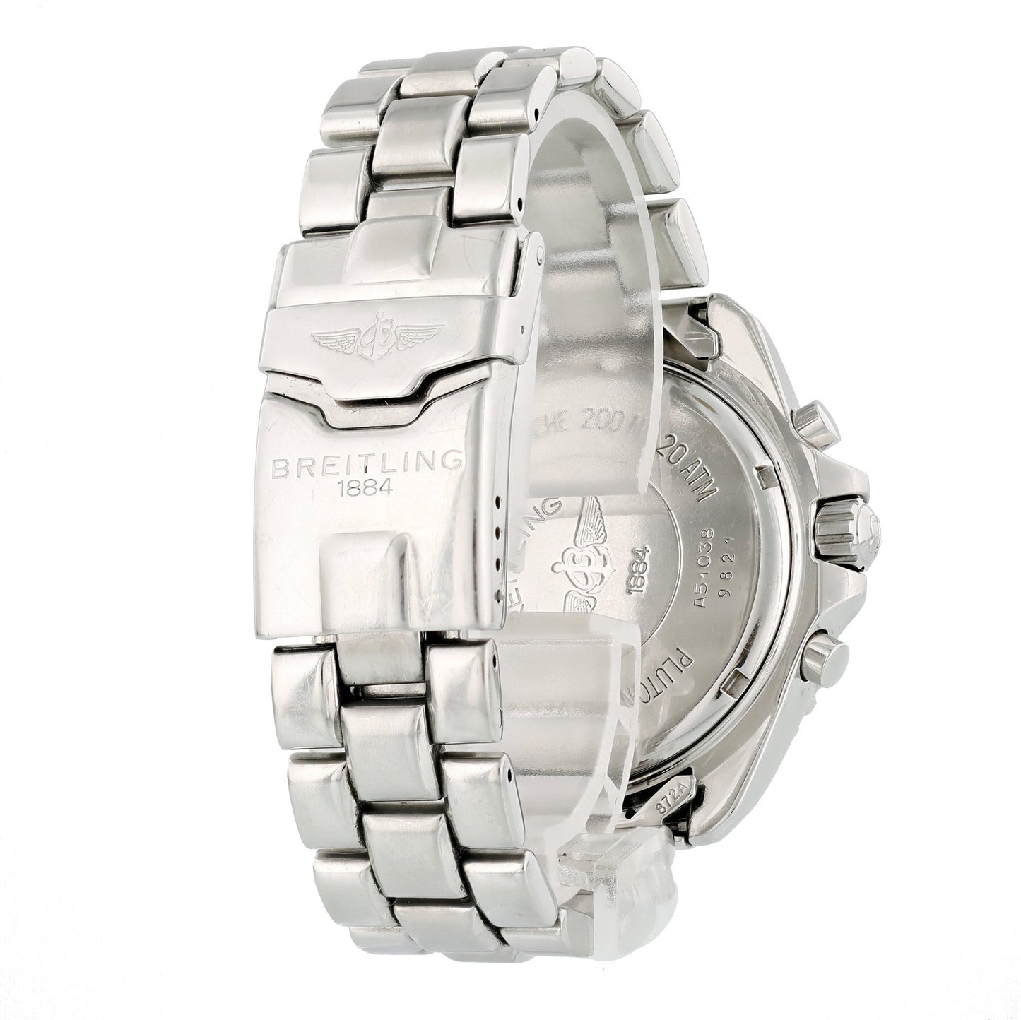 Breitling Pluton Chronograph A51038 Mens Watch - Virtual