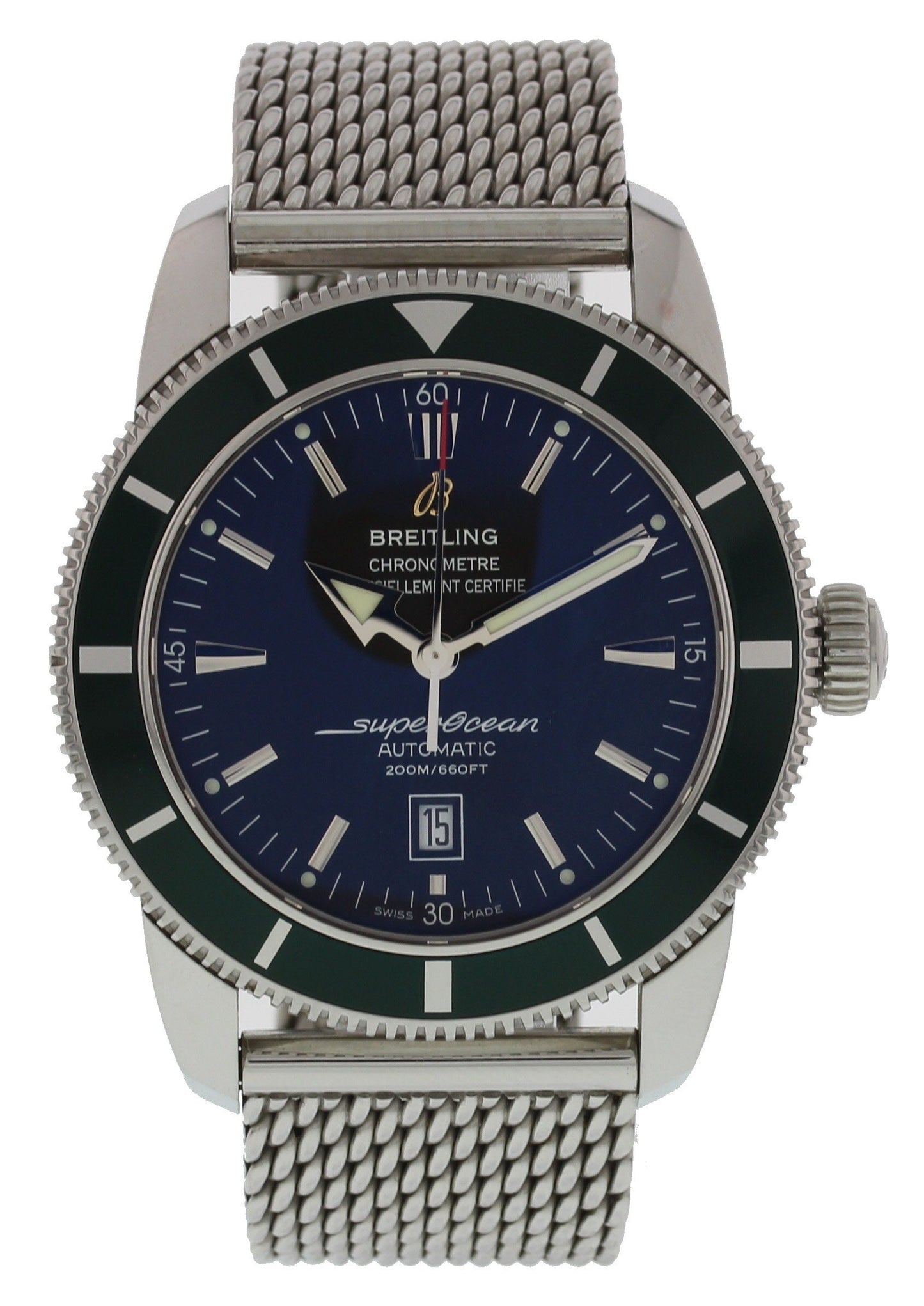 Breitling SuperOcean A17320 Limited Edition Green Bezel - Wristwatch
