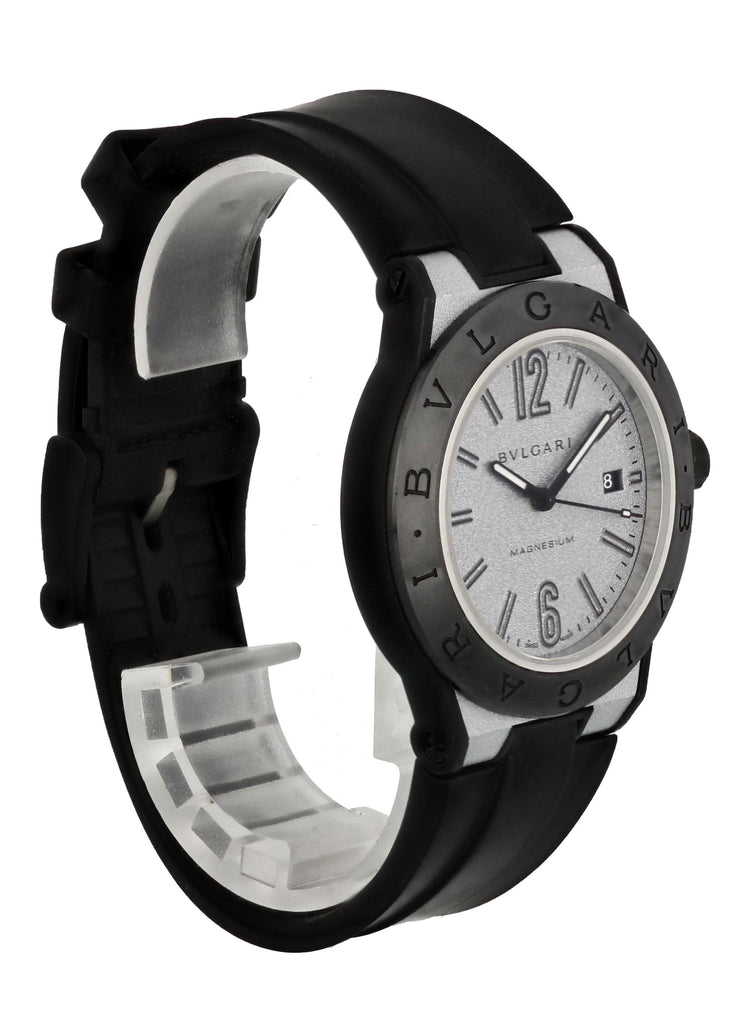 Bvlgari Diagono Magnesium DG 41 SMC Men's Watch Box Papers