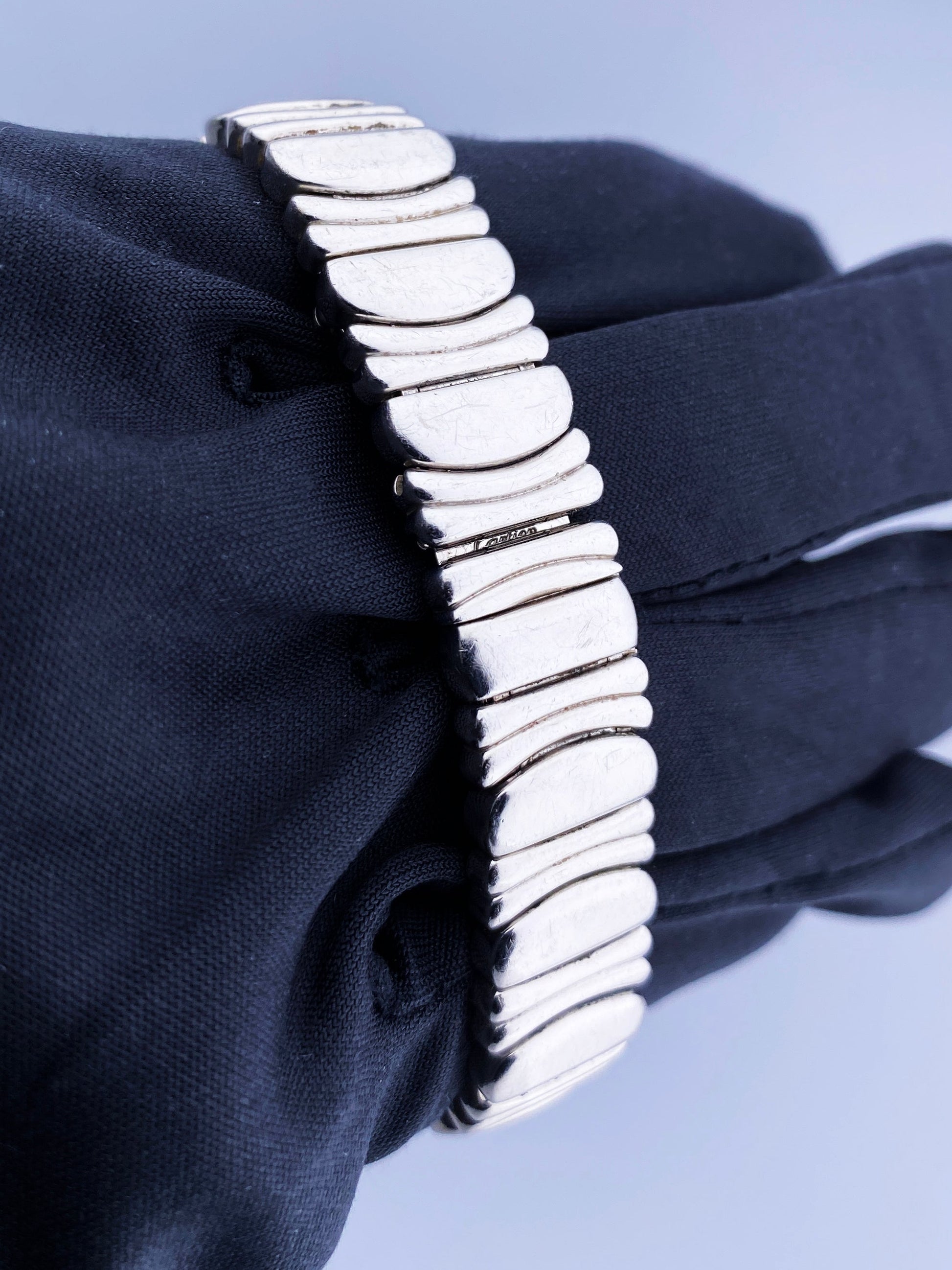 Cartier Baignoire 18K White Gold 1955 Diamond Bezel Ladies Watch