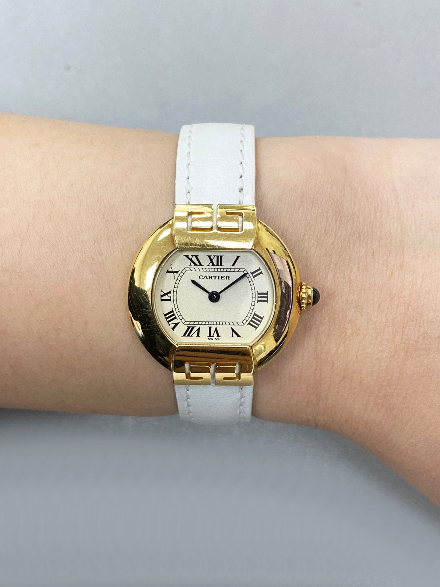 Cartier Ellipse W1513656 Art Deco 18K Yellow Gold Ladies Watch - Watches