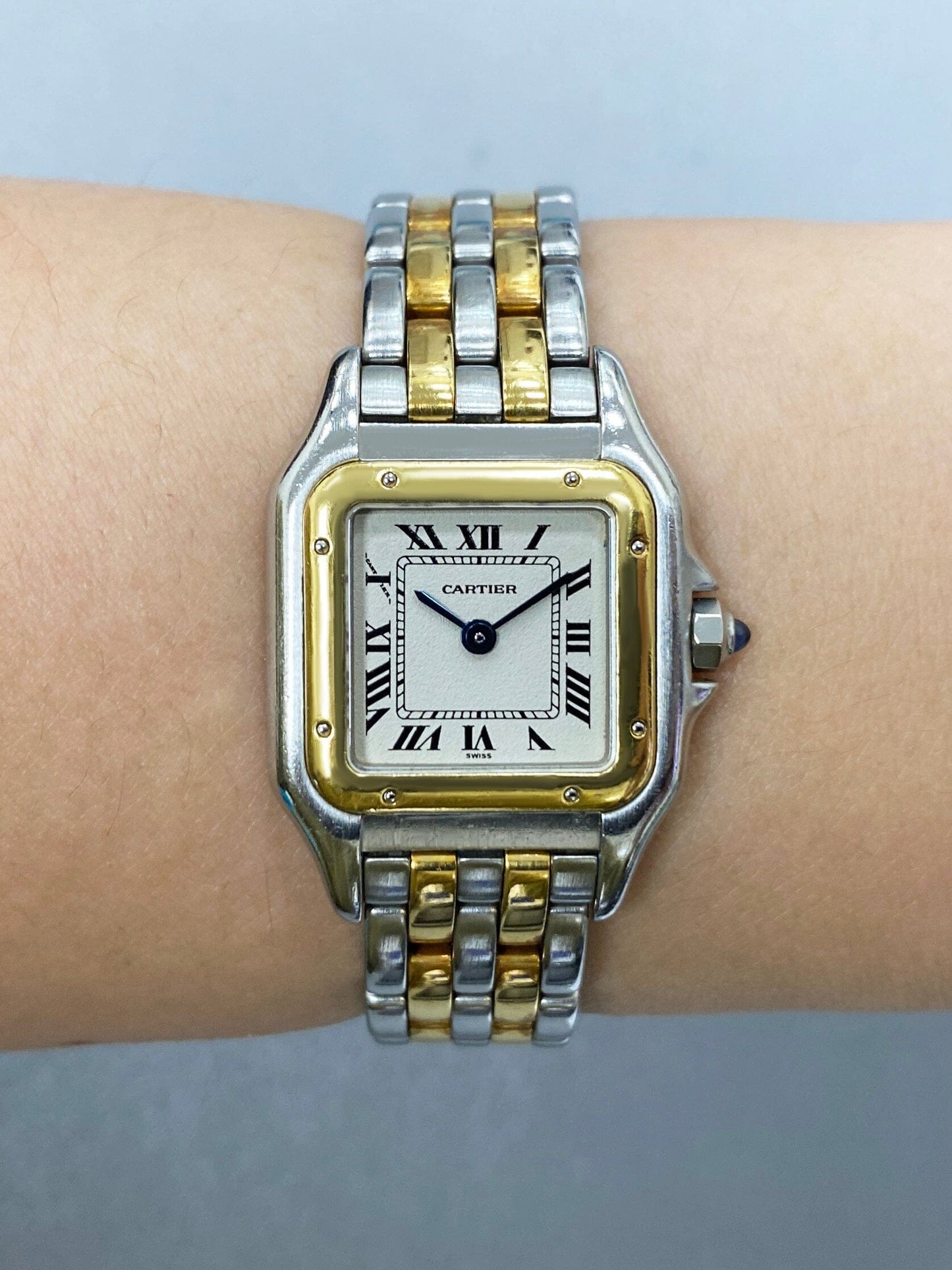 Cartier Panthere 1057917 Two Row Ladies Watch
