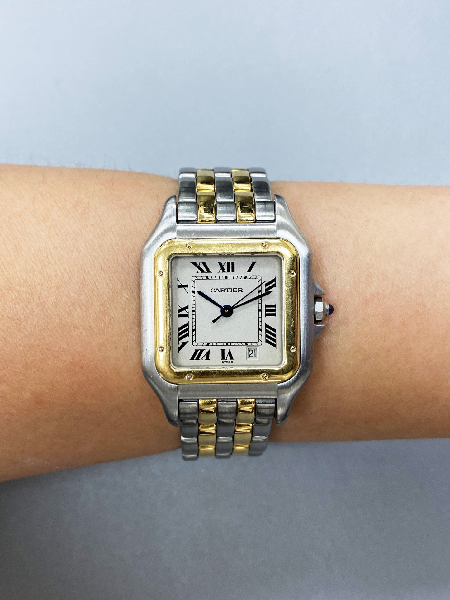 Cartier Panthere 1100 Midsize Two Tone Ladies Watch