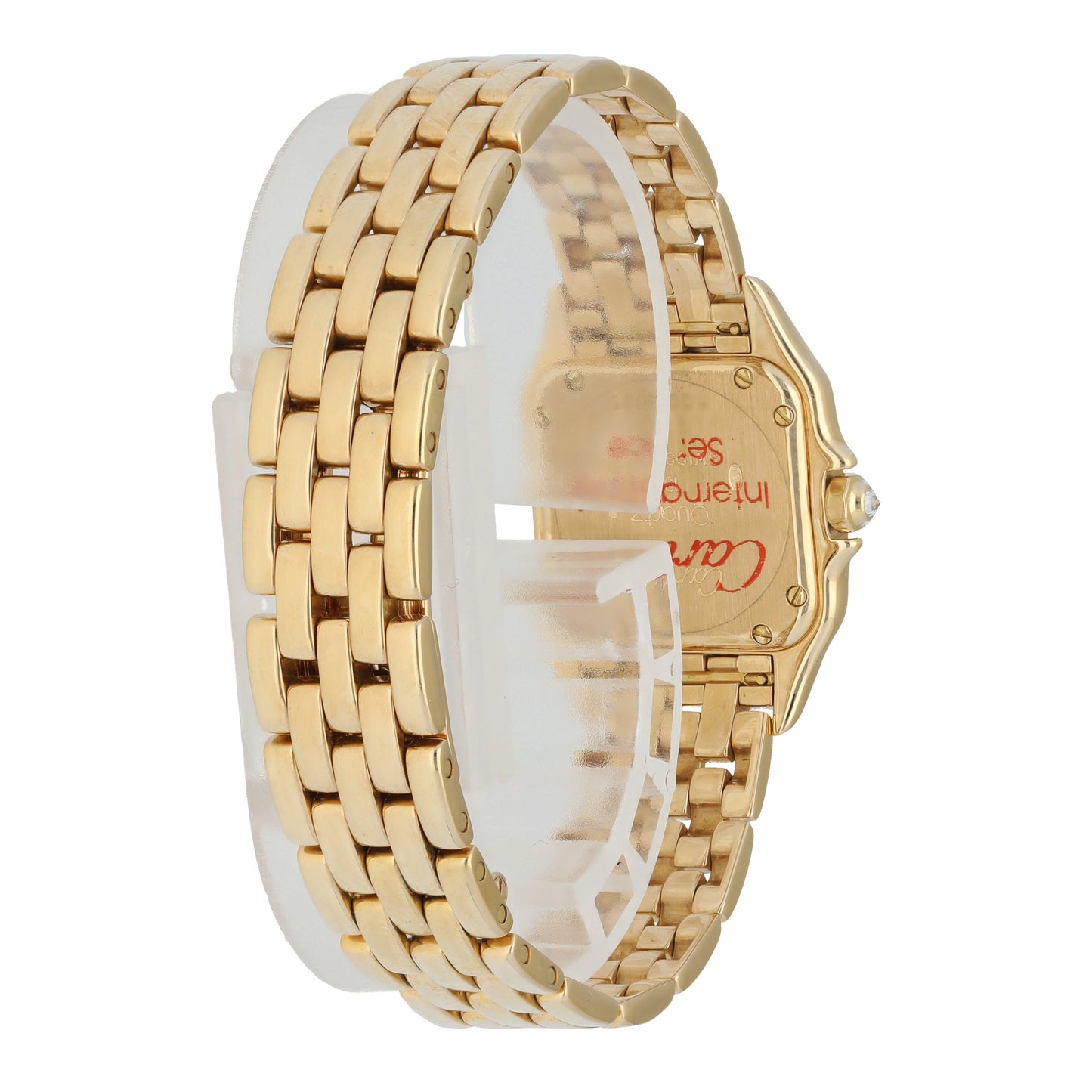 Cartier Panthere 1280 2 Yellow Gold Ladies Watch