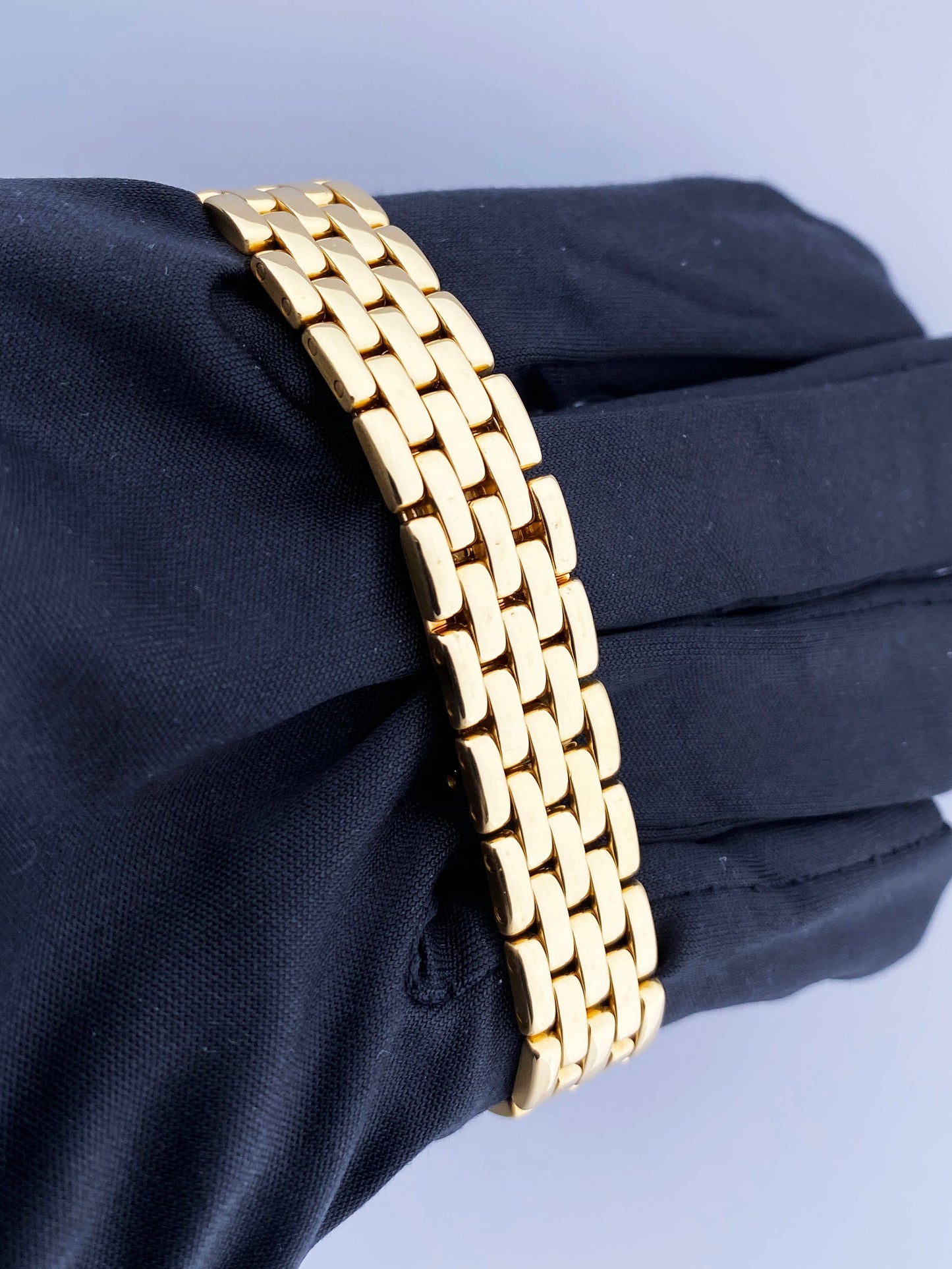 Cartier Panthere Diamond Malachite Dial Ladies Watch