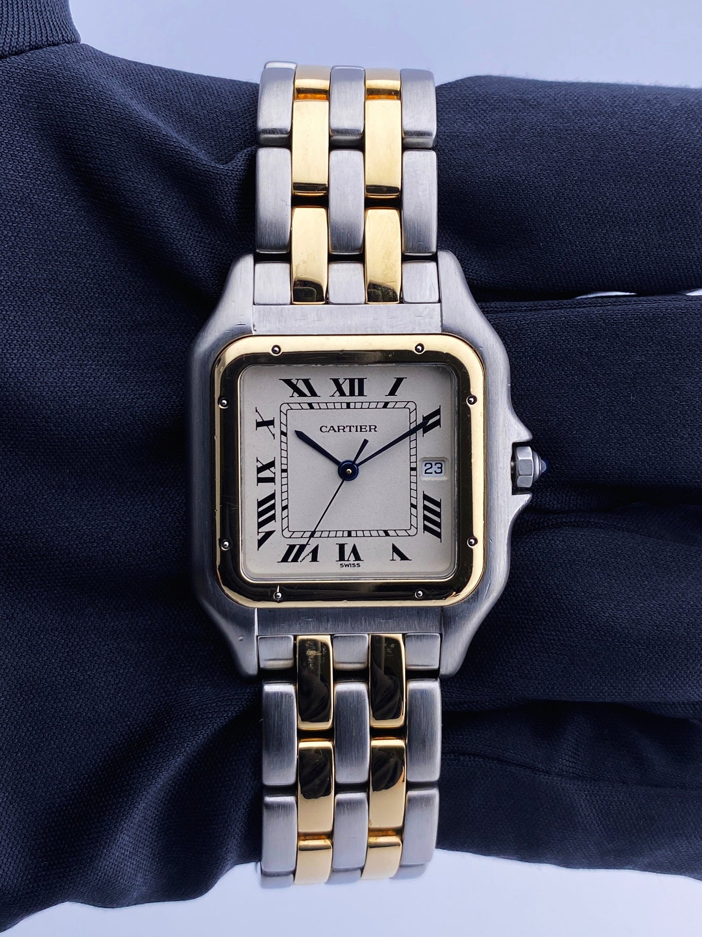 Cartier Panthere Large 187957 Two Tone Mens Watch