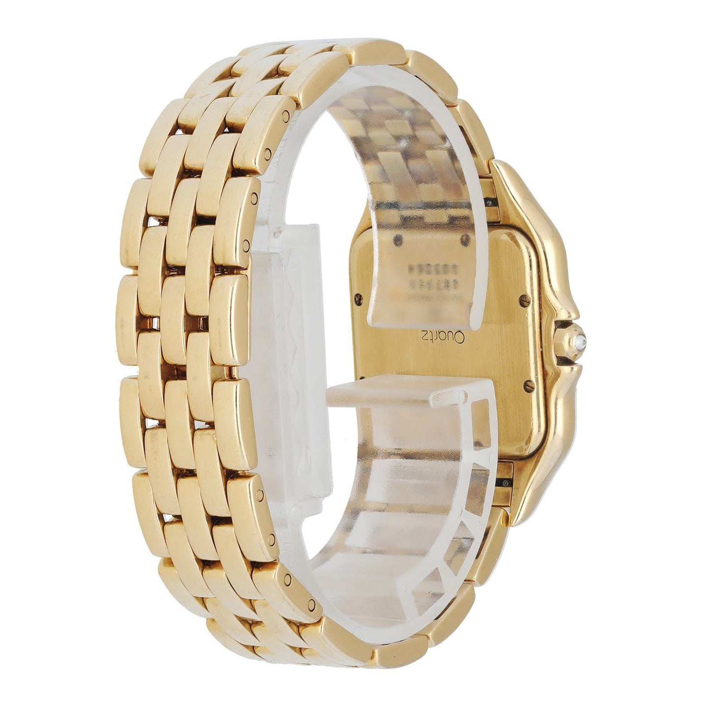 Cartier Panthere Midsize 887968 Diamond Yellow Gold Ladies Watch