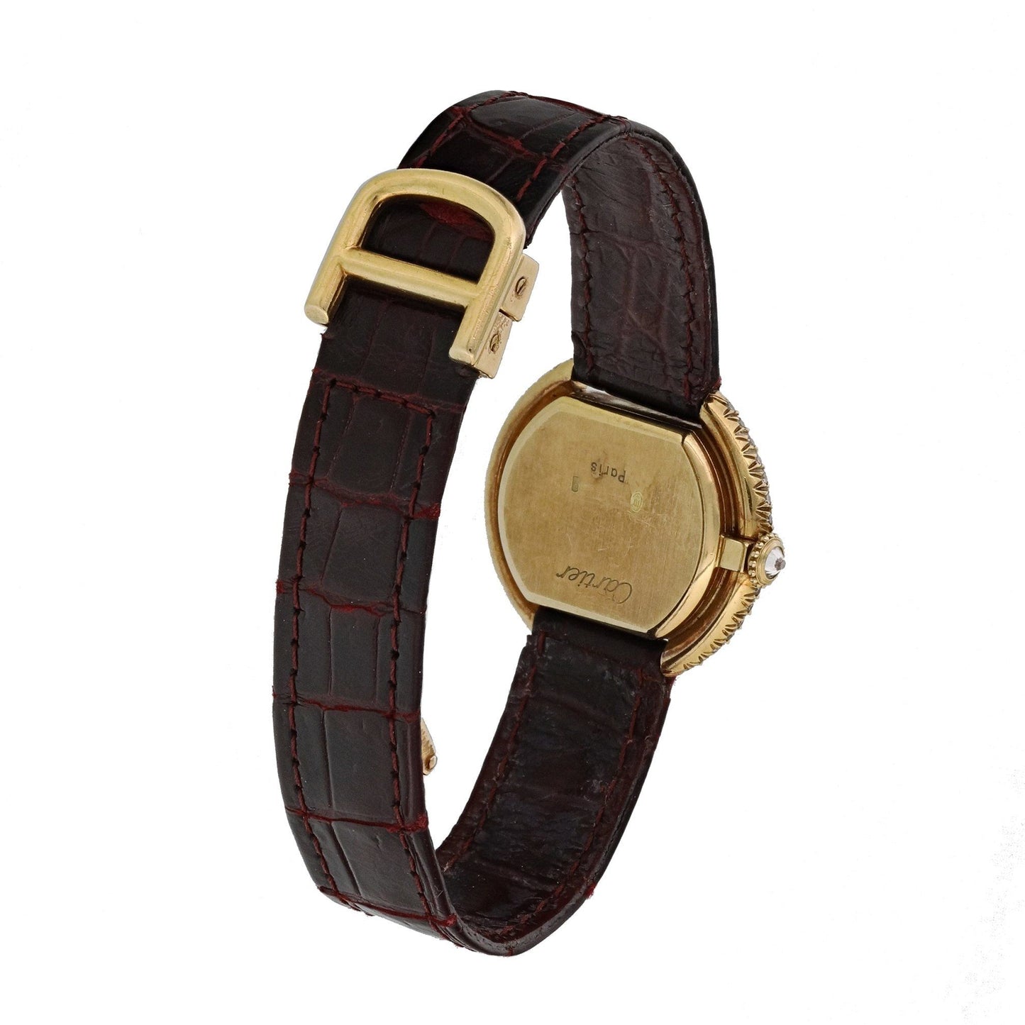 Cartier Paris Ellipse Gondole 18k Yellow Gold Ladies Watch - Virtual