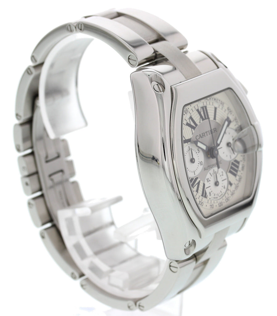 【Cartier新品トレー】 Cartier Roadster Chronograph 2618 / W62006X6 Box & Papers